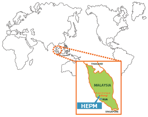 HEPM Location Map